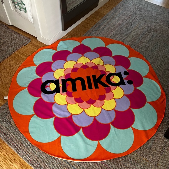 Amika Tote Bag with Pink and Orange Accents - Picture 8 of 8
